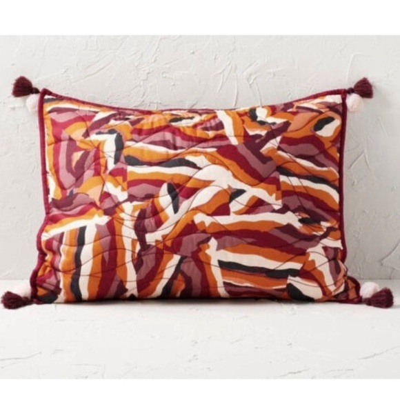 Opalhouse Bedding Standard Zebra Print Quilt Sham Pink Opalhouse